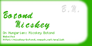 botond micskey business card